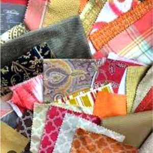 Fabric scraps mystery box